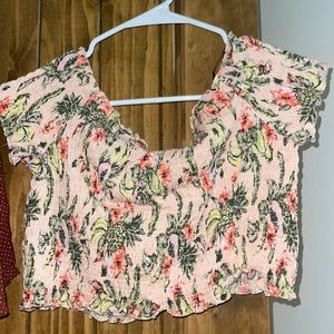 Off the shoulder shirt